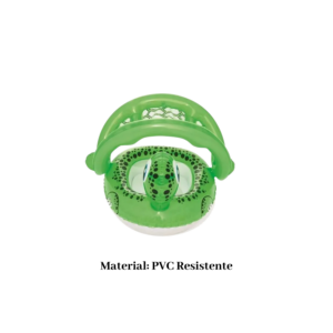Boia Infantil Tartaruga Com Fralda E Para Sol Inflável Bebê Até 15kg Piscina Verão PVC