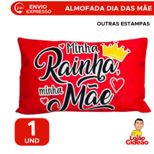 Almofada Dia das Mães 30x45cm Personalizada Retangular Presente Vários Modelos