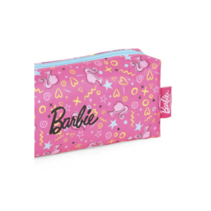 Estojo Escolar Feminino Pink Para Lápis de Cor e Canetinhas 100% Poliéster