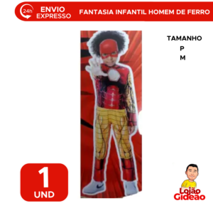 Fantasia Infantil  do Homem De Ferro  Festa Carnaval