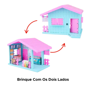 Kit Sorveteria Completa Com Móveis E Acessórios Brinquedo Com Boneca Judy Para Meninas