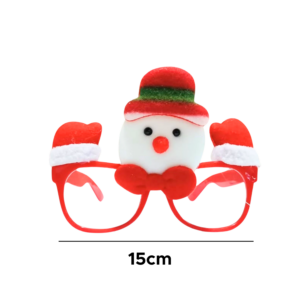 Óculos De Natal Decorativo Papai Noel Boneco De Neve Para Enfeite
