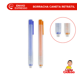 BORRACHA CANETA RETRATIL