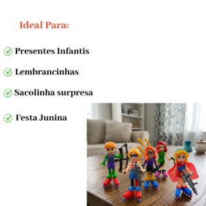 Boneca De Montar Play Box Liga Da Heroina Prenda