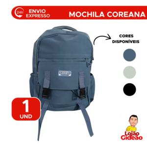 Mochila Feminina Escolar Coreana Japonesa Grande Resistente Espaçosa