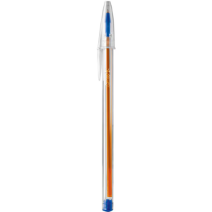 Caneta BIC Cristal Azul Ponta Fina Escrita Suave Escolar Escritório