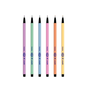 Marcador Fineliner Fini 6 Cores Pastel