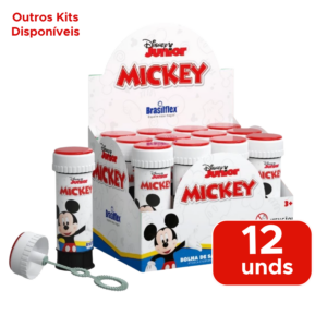 Kit Com Até 12 Unidades Bolhas De Sabão Brinquedo Infantil Tematico Festa Lembrancinha