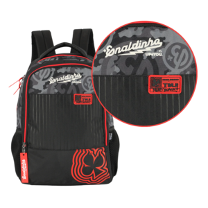 Kit Mochila Enaldinho com Estojo 3 Divisões Juvenil Escolar