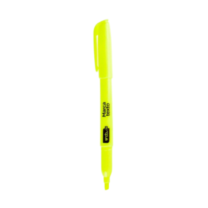 Kit Com 12 Marca Texto Fluorescente Amarelo Grifa Para Escola
