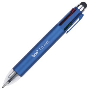 Caneta 4 Cores Cabe No Bolso Para Faculdade Trabalho Estojo Escolar Masculino Feminino