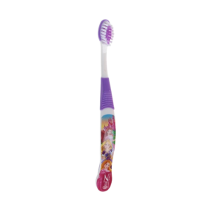 Escova Dental Com Capa Protetora Infantil Das Princesas Para Meninas Kids Criança Cerdas Macias