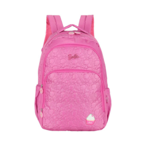 Mochila Bolsa Escolar Cupkake Rosa Pink Grande Reforçada Com Alças Com Ziper Espaçosa