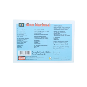 Caderno Brochura Pequeno Flexivel Horizontal 96 folhas Sortido