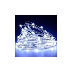 Fio de Cobre 5m 50 LEDs Branco Pisca Pisca Natal