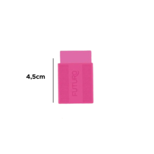 Kit 6 Borrachas Com Capa Para Escola Escritorio Colorida
