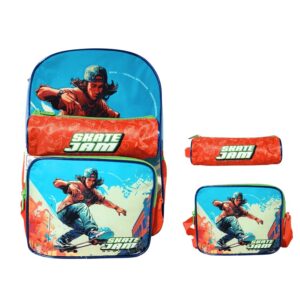 Kit Mochila Escolar Lancheira e Estojo Completo