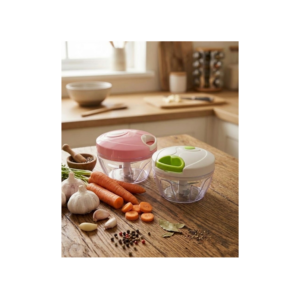 Kit 2 Mini Processadores Manual 500ml 3 Lâminas Cozinha Sortido