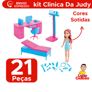 Clinica Da Judy Com Acessorio Kit Completo Para Meninas Brinquedo Infantil
