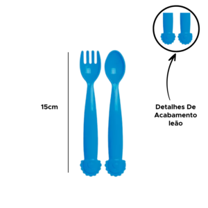 Kit Refeição Infantil Com Talheres E Copo 200ml Kids