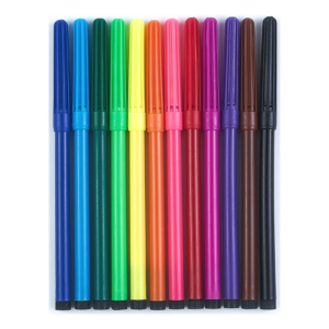 Kit 12 Pacotes De Canetinhas Com 12 Cores Para Lembrancinhas e Revenda