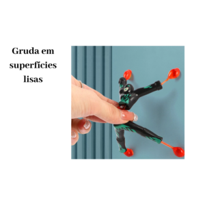 Kit Boneco Ninja Gruda Na Parede De Brinquedo Infantil