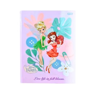 Caderno Brochura Fadas Disney Sininho A4 80 Folhas Escolar Infantil