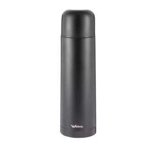 Garrafa Térmica Inox Preta 500ml Para Viagem Café Chá Bebidas Quentes