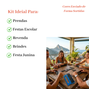 Dominó de Plástico 28 Peças Jogo de Mesa Resistente