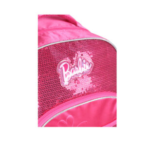 Mochila Juvenil Feminina Grande Rosa com Lantejoulas Brilhantes