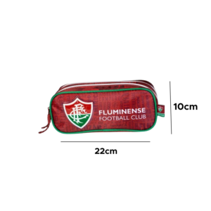 Estojo Duplo Do Fluminense Tricolor Para Escola