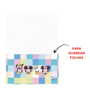 Caderno Universitário Disney Emojis 10 Matérias 160 Folhas Escolar