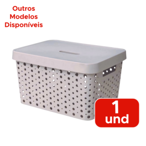 Caixa Organizadora Cesta tamanho Médio Cesto Organizador Decorativo Para Casa