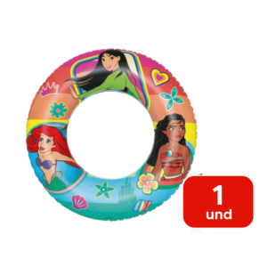 Boia Redonda Infantil para Piscina Praia Inflavel Princesas Disney