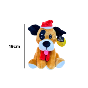 Cachorro De Pelucia Para Decoração De Natal Enfeite Natalino