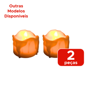 Kit 2 Velas Decorativas Eletrônicas P