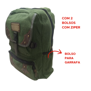 Mochila Esportiva Reforçada 39x45cm De Tecido Para Academia e Viagem