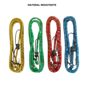 Corda Elástica Com Gancho Metal Extensor 1,5M Sortido