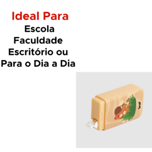Fita Corretiva Capivara 5mm x 3m Material Escolar Faculdade Para Criança Adulto Corretor Para Cadernos