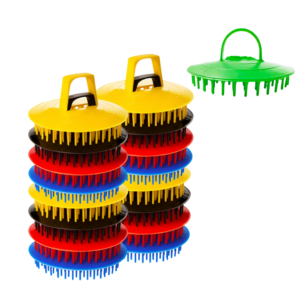 Kit 24 Pentes Redondos Cabelo Curto Sortidos Salão Beleza Revenda Atacado