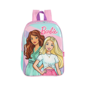 Mochila Bolsa Escolar Friends Rosa Infantil Grande Com Alças Reforçada Espaçosa