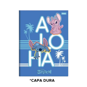 Caderno Brochura Pequeno 80 Folhas STITCH Foroni