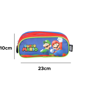 Estojo Infantil Do Personagem Mario Bros Material Escolar